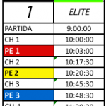 Tarjetas Horarias del Montenbaik Enduro