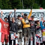 Cedric Gracia y Marcelo Gutierrez en lo más alto del Podio
