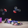 front flip over f1 car in sequence