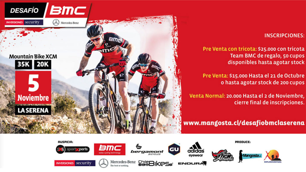 A Alistarse que se Viene el Desafío BMC La Serena