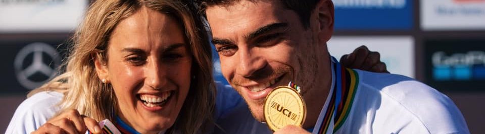 Myriam Nicole y Loic Bruni campeones mundiales de DH 2019!!